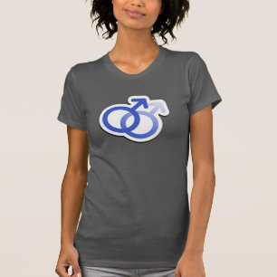 SYMBOLS FÜR HOMOSEXUELLE LIEBE BLAU -.png T-Shirt