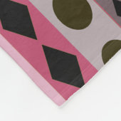 SYMBOLS rosa Fleecedecke (Ecke)