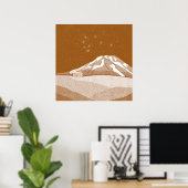 Syme Hut Mount Taranaki Poster (Heimbüro)