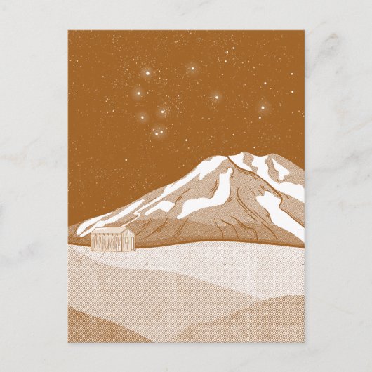 Syme Hut Mount Taranaki Postkarte (Vorderseite)