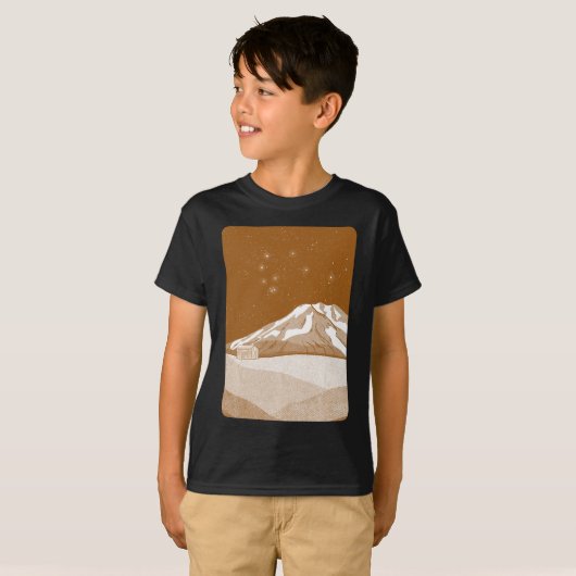 Syme Hut Mount Taranaki T-Shirt (Vorne ganz)