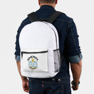 Symetrity Waymthi Abstrakte symmetrische Zahlen Bedruckter Rucksack