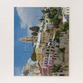 Symi Architecture Greek Island Puzzle (Vertikal)