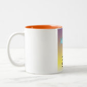 Symi Greece Reiseplakat Zweifarbige Tasse (Links)