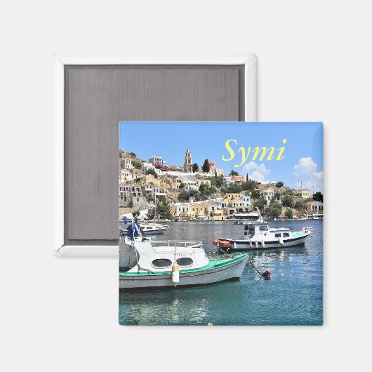 Symi - Griechenland Magnet (Vorderseite/Rückseite)