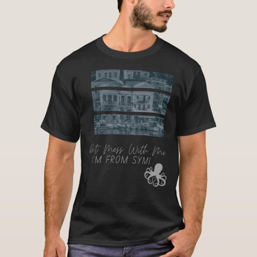 Symi Griechenland T - Shirt für Männer (Vorderseite)