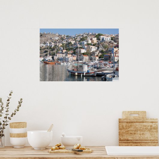 Symi in Greece Poster (Küche)