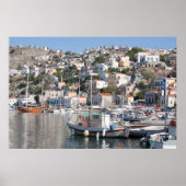Symi in Greece Poster (Vorne)