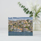 Symi Postcard Postkarte (Stehend Vorderseite)