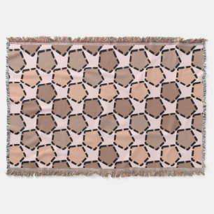 Symmetric Brown Pentagons mit gestrichelten Grenze Decke
