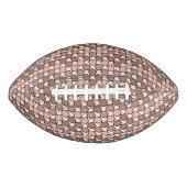 Symmetric Brown Pentagons mit gestrichelten Grenze Football (Vorderseite)