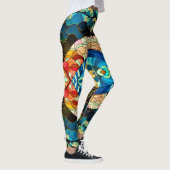 SYMMETRIC FOREST JAPANESE ART STYLE LEGGINGS (Rechts)