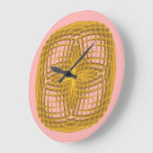 Symmetric Pattern Große Wanduhr (Winkel)