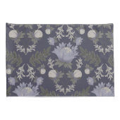 Symmetrical dark purple floral pattern kissenbezug (Rückseite-Rechts)