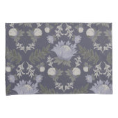 Symmetrical dark purple floral pattern kissenbezug (Vorderseite-Rechts)