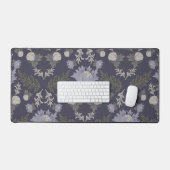 Symmetrical dark purple floral pattern schreibtischunterlage (Tastatur & Maus)