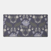 Symmetrical dark purple floral pattern schreibtischunterlage (Vorderseite)