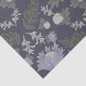 Symmetrical dark purple floral pattern seidenpapier (Ausschnitt)