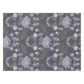 Symmetrical dark purple floral pattern tischdecke (Vorderseite (Horizontal))
