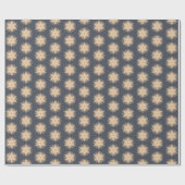 Symmetrical Line Drawing With Earthy Brown Colors Geschenkpapier (Flach)