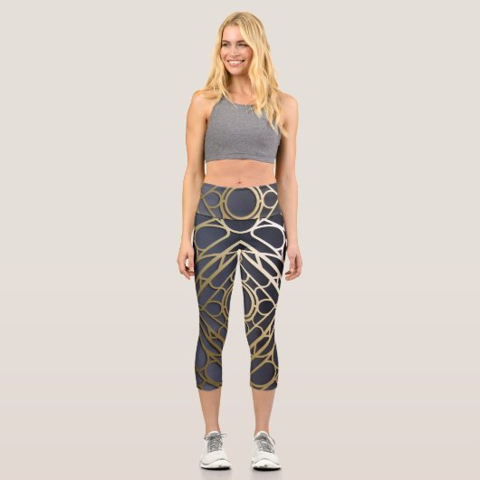 Symmetrie Capri Leggings (Vorderseite)