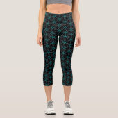 Symmetrie in Bewegung Capri Leggings (Vorderseite)