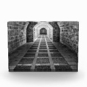 Symmetrie in Schwarz/Weiß Fotoblock (Vorderseite)