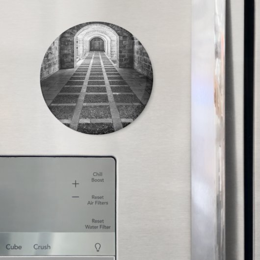 Symmetrie in Schwarz/Weiß Magnet (In Situ (Kühlschrank))
