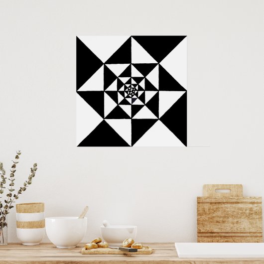 Symmetrie Poster (Küche)
