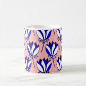 Symmetrie: Vintages Muster Kaffeetasse (Mittel)