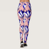 Symmetrie: Vintages Muster Leggings (Rückseite)