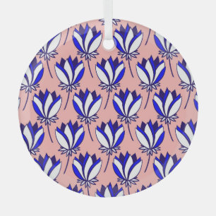 Symmetrie: Vintages Muster Ornament Aus Glas