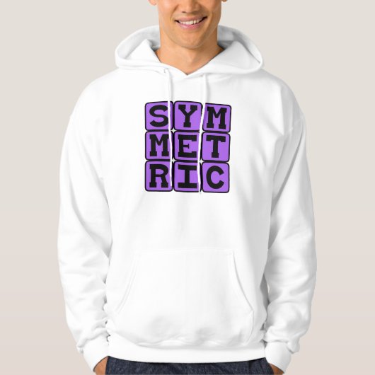 Symmetrisch, spiegelähnlich hoodie (Vorderseite)