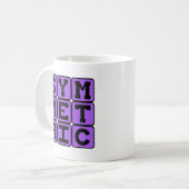 Symmetrisch, spiegelähnlich kaffeetasse (Vorderseite Links)
