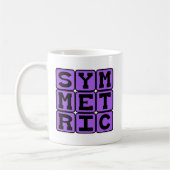Symmetrisch, spiegelähnlich kaffeetasse (Links)