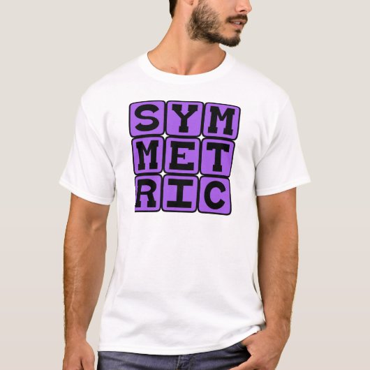 Symmetrisch, spiegelähnlich T-Shirt (Vorderseite)