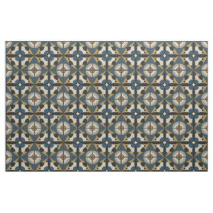 Symmetrische abstrakte Kunst mit kühnen geometrisc Stoff