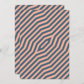 Symmetrische diagonale Streifen Hintergrund 10 Dankeskarte (Vorne/Hinten)