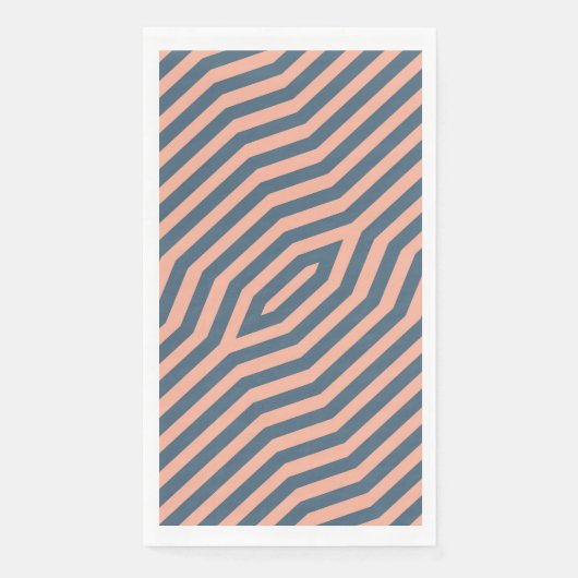 Symmetrische diagonale Streifen Hintergrund 10 Serviette (Vorderseite)