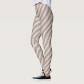 Symmetrische diagonale Streifen Hintergrund 12 Leggings (Links)