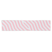 Symmetrische diagonale Streifen Hintergrund 13 Kurzer Tischläufer (Horizontal)