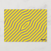 Symmetrische diagonale Streifen Hintergrund 14 Postkarte (Rückseite)