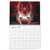 Symmetrische Fraktale 2014 Kalender (Feb 2027)