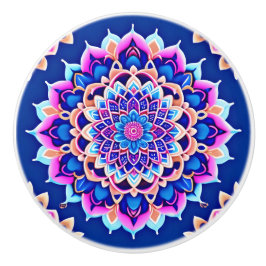 Symmetrische Mandala Knobs & Puls Keramikknauf