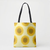 Symmetrische Sonnenblumensäcke Tasche (Vorderseite)