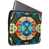 SYMMETRISCHE WÄLDER JAPANESE ART STYLE LAPTOPSCHUTZHÜLLE (Vorne Rechts)