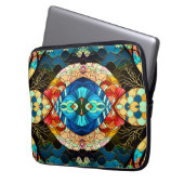 SYMMETRISCHE WÄLDER JAPANESE ART STYLE LAPTOPSCHUTZHÜLLE (Vorderseite Links)