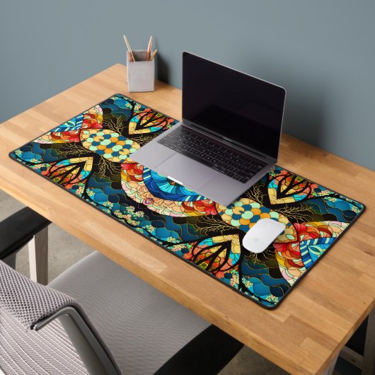 SYMMETRISCHE WÄLDER JAPANESE ART STYLE SCHREIBTISCHUNTERLAGE (Büro 2)