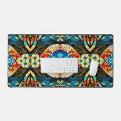 SYMMETRISCHE WÄLDER JAPANESE ART STYLE SCHREIBTISCHUNTERLAGE (Tastatur & Maus)