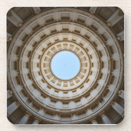 Symmetrische Worm-Augen-Ansicht eines großen Doms Getränkeuntersetzer